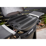 Weber Gasgrill Q 3200N+ mit Premium-Rollwagen schwarz, 6,44 kW, mit Seitentischen