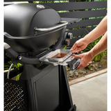 Weber Gasgrill Q 3200N+ mit Premium-Rollwagen schwarz, 6,44 kW, mit Seitentischen
