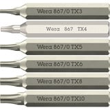 Wera Tool-Check Modular Micro 1, Bit-Satz schwarz/grün, 21-teilig, inkl. Handhalter Kraftform Micro 4mm