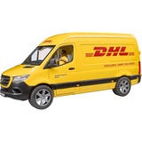 bruder 02671 MB Sprinter DHL mit Fahrer, Modellfahrzeug gelb
