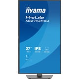 iiyama ProLite XB2793HSU-B1, LED-Monitor 68.6 cm (27 Zoll), schwarz (matt), FullHD, IPS, HDMI, DP, USB-Hub, Lautsprecher, 120Hz Panel