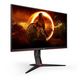 AOC 27G2SPU/BK, Gaming-Monitor 68.6 cm (27 Zoll), schwarz/rot, QHD, HDMI, DisplayPort, Free-Sync, 165Hz Panel