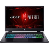 Acer Nitro 17 (AN17-41-R23G), Gaming-Notebook schwarz, Windows 11 Home 64-Bit, 43.9 cm (17.3 Zoll) & 165 Hz Display, 512 GB SSD