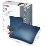 Beurer HK 77 Heaty obsidian-blue, Heizkissen dunkelblau, Samtbezug