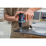 Bosch Akku-Bohrschrauber GSR 12V-32 Professional, 12Volt blau/schwarz, 2x Li-Ionen Akku 2,0Ah, 36-teiliges Zubehör-Set, Werkzeugtasche