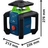 Bosch Professional Rotationslaser GRL18V-4-34CVG Akku ProCORE18V 4.0Ah in L-BOXX grün, Retail