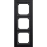 Busch-Jaeger Abdeckrahmen 1723-275, Abdeckung schwarz, Retail