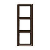 Busch-Jaeger Rahmen drei fach Allwetter 44 braun, Retail