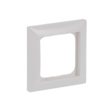 Busch-Jaeger Rahmen einfach zum Abdecken von Schaltern, Tastern und Steckdosen, Kunststoff, glänzend weiß (glänzend), Retail