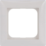 Busch-Jaeger Rahmen einfach zum Abdecken von Schaltern, Tastern und Steckdosen, Kunststoff, glänzend weiß (glänzend), Retail