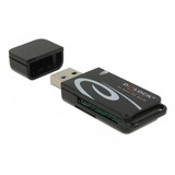 DeLOCK Mini USB 2.0 Card Reader, Kartenleser schwarz