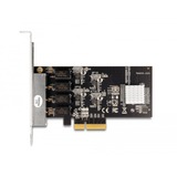 DeLOCK PCIe x4 auf 4 x RJ45 Gbit, LAN-Adapter Realtek RTL8111H