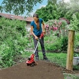 EINHELL Akku-Bodenhacke GE-CR 18/20 Li E - Solo, 18Volt rot/schwarz, ohne Akku und Ladegerät
