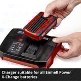 EINHELL Power-X-Twincharger 3 A, Ladegerät schwarz/rot