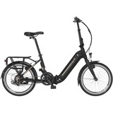 FISCHER Fahrrad agilo 2.0i (2021), Pedelec schwarz (matt), 36 cm Rahmen, 20"