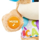 Fisher-Price Lernspaß Hündchen, Kuscheltier mehrfarbig/hellbraun, Baby-Spielzeug mit Musik