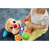 Fisher-Price Lernspaß Hündchen, Kuscheltier mehrfarbig/hellbraun, Baby-Spielzeug mit Musik