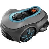 GARDENA Mähroboter smart SILENO free 800m² Set grau/türkis, Li-Ionen Akku, mit smart Gateway, LONA-Technologie