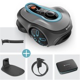 GARDENA Mähroboter smart SILENO free 800m² Set grau/türkis, Li-Ionen Akku, mit smart Gateway, LONA-Technologie