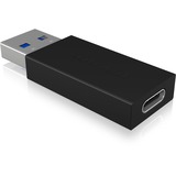 ICY BOX USB 3.2 Gen 2 Adapter IB-CB015, USB-A Stecker > USB-C Buchse schwarz