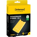 Intenso Powerbank F10000 Yellow gelb, 10.000 mAh, PD 3.0, Quick Charge 3.0