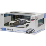 Jamara Deluxe Car Series - BMW I8, RC weiß, Maßstab 1:14, 2,4 GHz