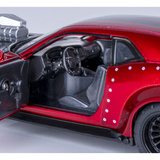 Jamara Dodge Challenger SRT Jailbreak Diecast 2in1, Modellfahrzeug rot, Maßstab 1:36