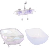 MGA Entertainment Glitter Babyz Color Change Bubbling Bathtub, Spielfigur 