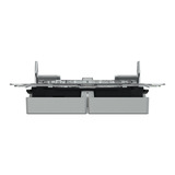 Merten Doppelwippe Kontrollfenster IP44 aluminium, Retail