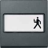 Merten Wippe mit Schriftfeld anthrazit, Retail