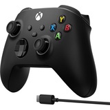 Microsoft Xbox Wireless Controller, Gamepad schwarz, Carbon Black, inkl. USB-C-Kabel