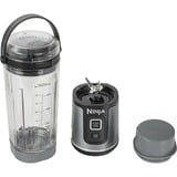 Ninja Blast kabelloser Standmixer BC151EUBK schwarz/silber, USB-C aufladbar, 530ml Becher