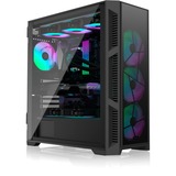 RAIJINTEK PONOS ULTRA MS4, Tower-Gehäuse schwarz, Seitenteil aus Tempered Glass