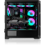 RAIJINTEK PONOS ULTRA MS4, Tower-Gehäuse schwarz, Seitenteil aus Tempered Glass
