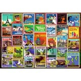 Ravensburger Feel Well & Puzzle - Briefmarken 200 Teile