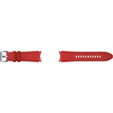 SAMSUNG Hybrid Leather Band, Uhrenarmband rot, Samsung Galaxy Watch4, 20 mm, M/L