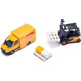 SIKU 6335 SUPER DHL Logistik Set, Modellfahrzeug 