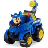 Spin Master Paw Patrol Dino Rescue Chases Basis Fahrzeug, Spielfahrzeug blau/gelb, Inkl. Hundefigur und Überraschungs-Dino