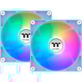 Thermaltake CT140 ARGB Sync PC Cooling Fan Hydrangea Blue, Gehäuselüfter hellblau, 2er Pack, 140 mm