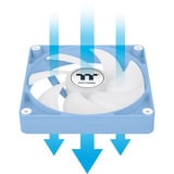 Thermaltake CT140 ARGB Sync PC Cooling Fan Hydrangea Blue, Gehäuselüfter hellblau, 2er Pack, 140 mm