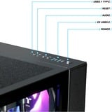 Thermaltake FTW RTX 5080 Black, Gaming-PC schwarz/transparent, Windows 11 Home 64-Bit
