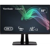 ViewSonic VP3256-4K, LED-Monitor 80 cm (31.5 Zoll), schwarz (matt), UltraHD/4K, IPS, USB-C, USB-Hub, Pantone validiert
