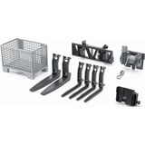 bruder 02318 Zubehör Gitterpalette Seilwinde Frontlader, Adapter 