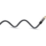 goobay Plus Toslink-Kabel schwarz/silber, 2 Meter