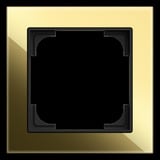 0 Abdeckrahmen einfach, Abdeckung gold, Retail