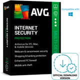 AVG Internet Security, Sicherheit-Software 1 Lizenz, 1 Jahr