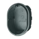 Busch-Jaeger Doppel Einbaudose 3072 schwarz, Retail