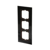 Busch-Jaeger Rahmen 3-fach schwarz, Retail