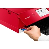 Canon PIXMA TS8352a, Multifunktionsdrucker rot, USB, WLAN, Scan, Kopie