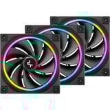 DeepCool FL12R, Gehäuselüfter schwarz, Reverse 3er Pack, 120 mm